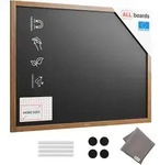 ALLboards Kreidetafel, Braun, Holz, 120x90x2 cm, Dekoration, Magnettafeln &