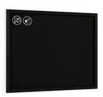 ALLboards Kreidetafel, Schwarz, Holz, 120x90x2 cm, Dekoration, Magnettafeln &