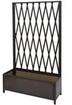 MCW Rankgitter, Braun, Metall, 90x152x35 cm, Gartenzubeh&ouml;r, Gartendeko