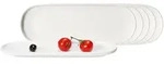 Ritzenhoff Breker Servierplatten, Wei&szlig;, Keramik, Oval, 11x2.3x30.5 cm,...