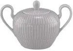 Seltmann Weiden Zuckerdose, Grau, Keramik, Rund, 7.9 cm, Kaffee & Tee, Zuckerdosen
