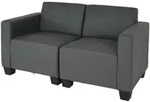 MCW 2-Sitzer, Grau, Textil, 136x76x72 cm, Wohnzimmer, Sofas & Couches, Sofas,