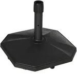 Outsunny Sonnenschirmfuss, Schwarz, Kunststoff, 45.5x45.5 cm, Sonnen- & Sichtschutz,