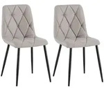 CLP Stuhl, Hellgrau, Metall, 45x85x55 cm, Esszimmer, St&uuml;hle, Esszimmerst&uuml;hle,