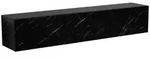Mid.you Lowboard, Schwarz, Holzwerkstoff, Marmoroptik, 160x30x30 cm, h&auml;ngend,