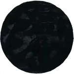 Paco Home Hochflorteppich, Schwarz, Textil, Oval, 150x170 cm, strapazierf&auml;hig, f&uuml;r