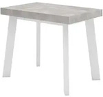 Skraut Home Konsolentisch, Wei&szlig;, Grau, Holzwerkstoff, Rechteckig,Rechteckig,