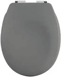 Spirella Wc-Sitz Neela, Anthrazit, Kunststoff, 37x5.5x45.5 cm, Deckel mit