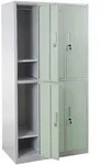 MCW Schliessfach, Gr&uuml;n, Metall, 90x180x50 cm, Garderobe, Garderobenschr&auml;nke,