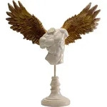 Kare-Design Skulptur, Beige, Kunststoff, Engel, 45x45x12 cm, Dekoration, Skulpturen &