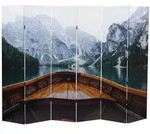 MCW Foto-Paravent, Mehrfarbig, Holz, Kiefer, 244x180x2 cm, Wohnzimmer, Raumteiler &
