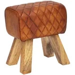 Kadima Design Sitzhocker, Braun, Mangoholz, Echtholz,Mangoholz, Rechteckig,