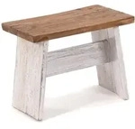 Design Delights Hocker, Mehrfarbig, Holz, 40x31x25 cm, Wohnzimmer, Hocker,...