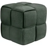 CLP Sitzw&uuml;rfel, Dunkelgr&uuml;n, Kunststoff, 40x40x40 cm, Wohnzimmer, Hocker,