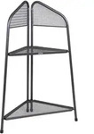 Gardenson Gartenregal, Schwarz, Metall, 48x100x48 cm, stehend, wetterfest, f&uuml;r den