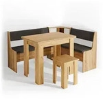 Vicco Eckbankgruppe, Honigeiche, Holzwerkstoff, Rechteckig, 150x50x120 cm,...