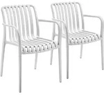 tectake Gartenst&uuml;hle, Creme, Textil, 54.5x80.5x58 cm, Gartenm&ouml;bel,...