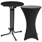 Beautissu Stehtisch, Schwarz, Metall, Rundform,Rund,Rund, 60x110x60 cm,...