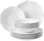 Villeroy & Boch Tafelservice, Wei&szlig;, Keramik, 12-teilig, Rund, 2x2x2 cm, Essen &