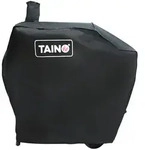 Taino Grillabdeckhaube, Schwarz, Textil, 116x116x46 cm, Gartenzubeh&ouml;r,