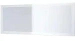 Vladon Spiegel, Wei&szlig; Hochglanz, Holzwerkstoff, 139x55x2 cm, Spiegel,...