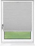 Deco-Raum Plissee, Silber, Textil, 100x210 cm, Wohntextilien, Rollos &...
