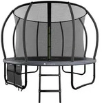 Juskys Trampolin, Schwarz, Metall, 305x256x305 cm, Outdoor Spielzeug, Gartenspielzeug