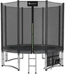 Juskys Trampolin, Schwarz, Metall, 244x244 cm, Outdoor Spielzeug