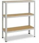 shelfplaza Schwerlastregal, Hellgrau, Metall, Rechteckig, 70x90x60 cm, Freizeit,