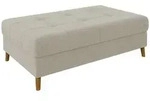 S-Style M&ouml;bel Hocker, Beige, Holz, Echtholz, Teilmassiv,Buche, Birke, 1-Sitzer,