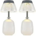 Globo Lighting Led, Wei&szlig;, Glas, 13.5x27x13.5 cm, Lampen & Leuchten, LED Beleuchtung,