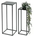 DanDiBo Blumenhocker, Schwarz, Metall, 23x60x23 cm, Wohnzimmer,...