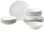 Villeroy & Boch Teller-Set, Wei&szlig;, Keramik, 18-teilig, Rund, 2x2x2 cm, Essen &