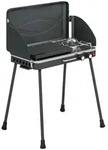 Outsunny Tischgasgrill, Schwarz, Metall, 47x88x61 cm, Grills & Outdoor-K&uuml;chen,