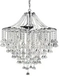 Searchlight H&auml;ngeleuchte Dorchester, Chrom, Metall, Glas, 120 cm, Lampen & Leuchten,