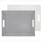 Freeform Wendetablett,, Grau, Textil, 41x0.8x55 cm, transportabel, Tischkultur &