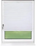 Deco-Raum Plissee, Wei&szlig;, Textil, 120x150 cm, Wohntextilien, Rollos & Jalousien,