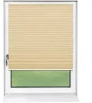 Deco-Raum Plissee, Beige, Textil, 90x150 cm, Wohntextilien, Rollos & Jalousien,