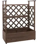 MCW Hochbeet, Dunkelbraun, Holz, 85x114x44 cm, Gartenzubeh&ouml;r, Hochbeete