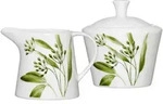 Ritzenhoff Breker Milch-, Wei&szlig;, Gr&uuml;n, Keramik, Rund, 19 cm, Kaffee & Tee,