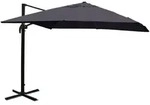 MCW Ampelschirm, Anthrazit, Textil, 360x300 cm, Sonnen- & Sichtschutz, Sonnenschirme,