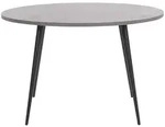 Beliani Esstisch, Grau, Holzwerkstoff, 4-Sitzer, Rund, 120x76x120 cm, Esszimmer,