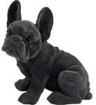 Kare-Design Dekohund, Schwarz, Kunststoff, Hund, 22x25x18 cm, Dekoration, Skulpturen