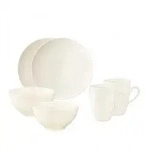 Seltmann Weiden Fr&uuml;hst&uuml;cks-Set, Creme, Keramik, 6-teilig, Rund, 2x2x2 cm, Essen &
