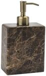 Aquanova Seifenspender Hammam, Braun, Stein, 10x17.5x6 cm, Badaccessoires,