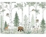 Wallarena Fototapete, Mehrfarbig, Papier, Uni, Rechteckig, 400x280 cm, FSC 100%,