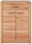 Linea Natura Schuhschrank, Buche, Holz, Holzwerkstoff, Kernbuche, massiv, 6 F&auml;cher,