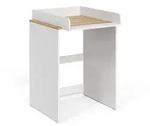 Vicco Waschmaschinenschrank, Wei&szlig;, Eiche Artisan, Holzwerkstoff, Rechteckig,