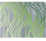 Grund Badteppich Mayra, Gr&uuml;n, Textil, Bl&auml;tter, rechteckig, 50x60 cm, Oeko-Tex&reg;