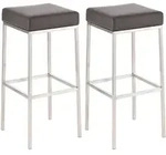 CLP Barhocker, Braun, Metall, 37x85x37 cm, Esszimmer, Barm&ouml;bel, Barhocker